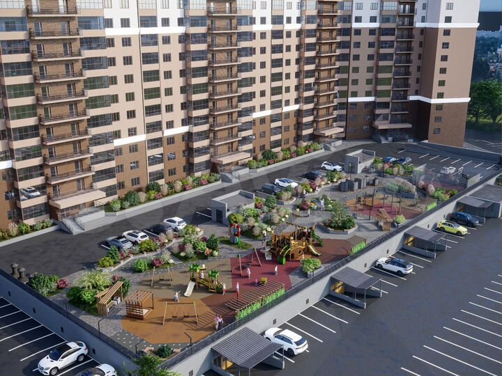 3-к. квартира, 65 м², 15/22 эт.