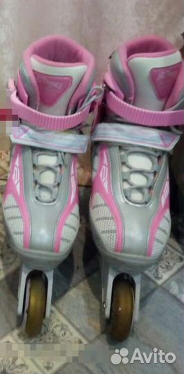 Коньки роликовые, скейтборд, защита