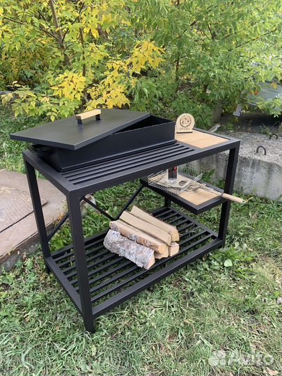 Мангал + печка под казан + гриль