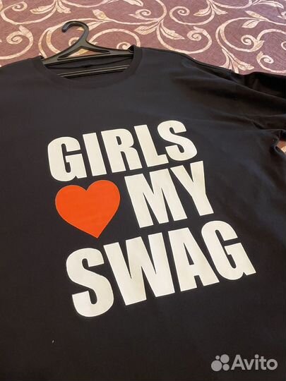 Футболка Girls love my swag