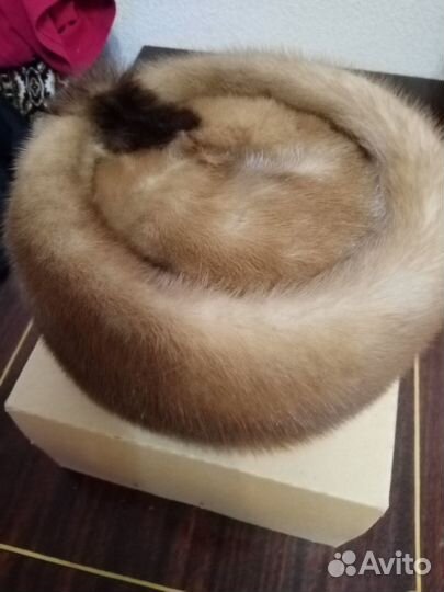 Шапка норковая женская