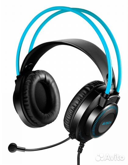 Наушники A4Tech Fstyler FH200U gray/blue