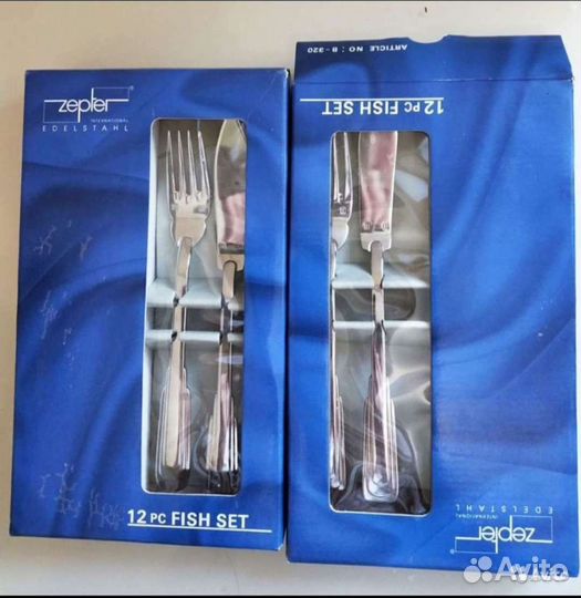 Новые оригинал столов. приборы Zepter 12 предм