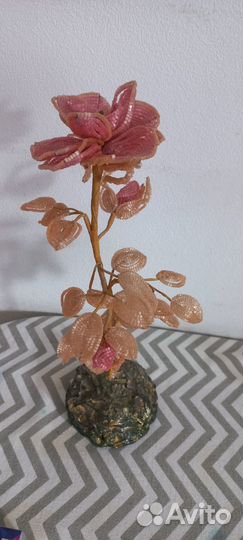 Цветы из бисера