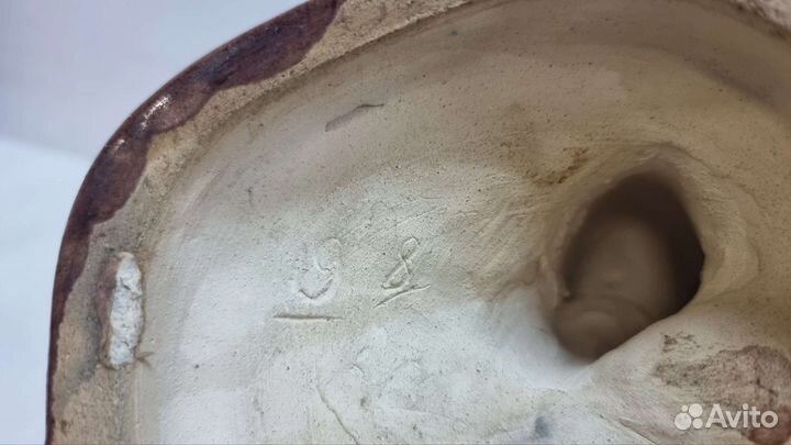 Редкость Старая гжель чернильница Вершки Корешки