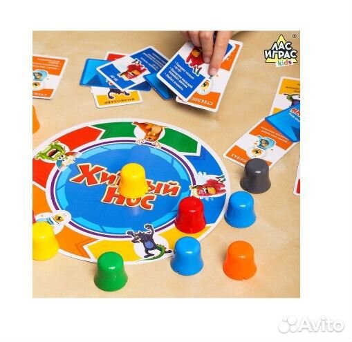 Настольная игра Хитрый нос с карточками