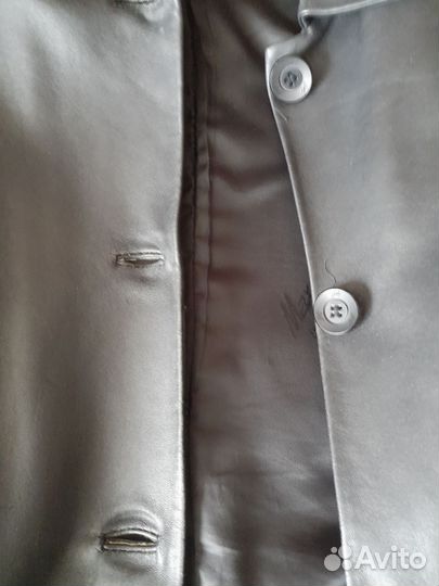 Кожаный плащ женский натуральная кожа
