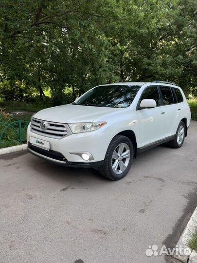 Toyota Highlander 3.5 AT, 2013, 173 000 км