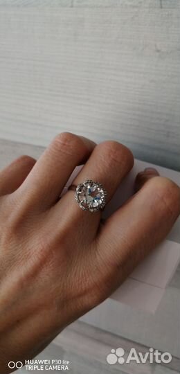 Серебряное кольцо с горным хрусталем