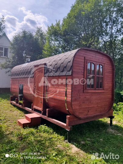 Баня бочка под ключ