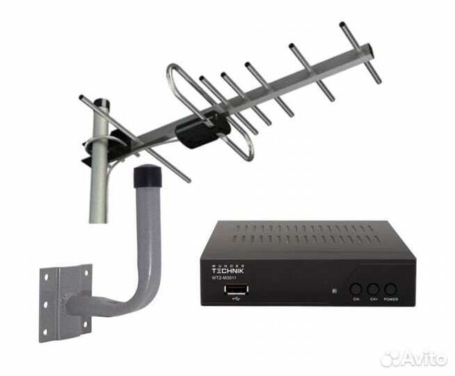 Комплект цифрового телевидения на 1 тв Меридиан-07