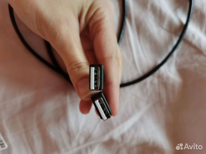 USB кабель 2.0 (А-А) 1 метр Greenconnect