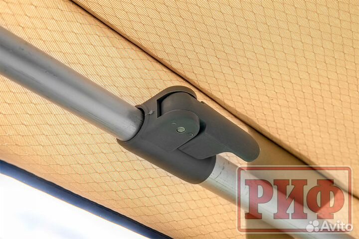 Маркиза автомобильная риф веерная 2,5х2,5 м левая