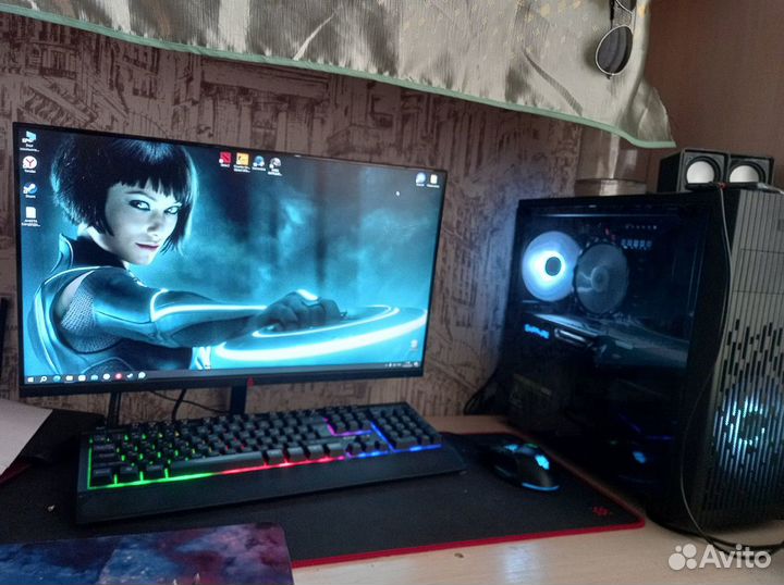 Игровой компьютер в сборе