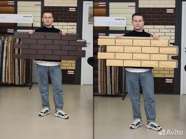 Фасадная панель Grand Line Клинкерный кирпич