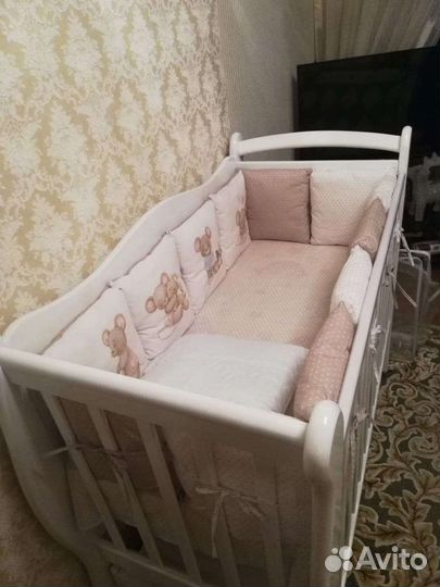 Бортики, постельное белье