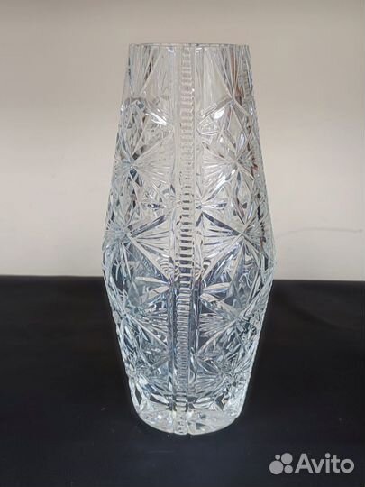 Ваза хрустальная Ромб 21 см