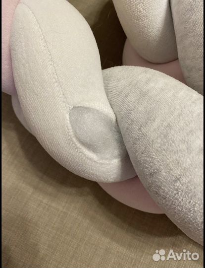 Бортик косичка в детскую кроватку 2м