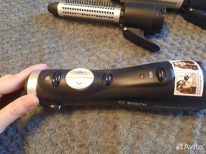 Фен-щетка Bosch + маленький утюжок в подарок