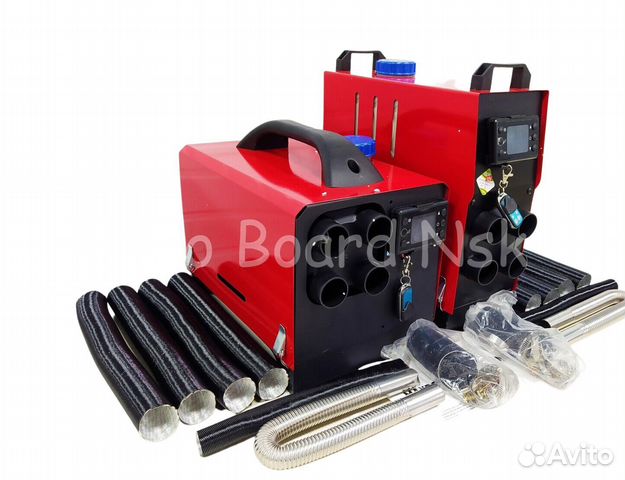 Автономный отопитель переносной в красном корпусе