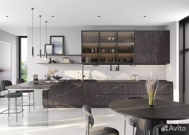 Кухня с подсветкой