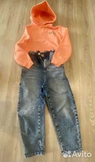 Вещи пакетом на девочку 128 134 140