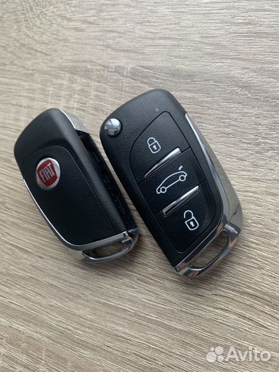 Ключ fiat/фиат (с программированием)