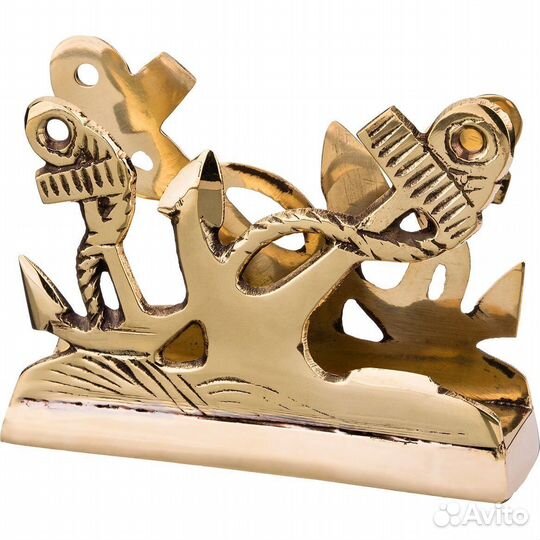 Салфетница. Якорь. Латунь