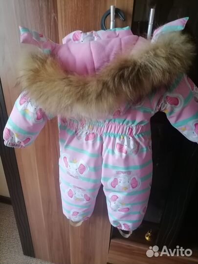 Зимний комбинезон для девочки lassie 74