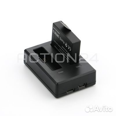 Зарядное устройство на 2 аккумулятора sjcam M20