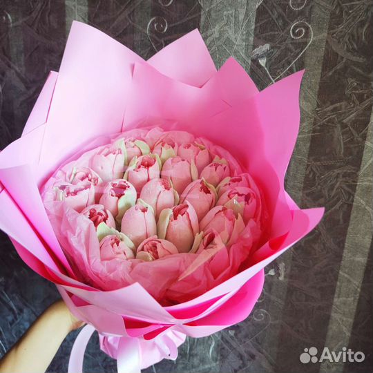 Букеты и композиции из домашнего зефира