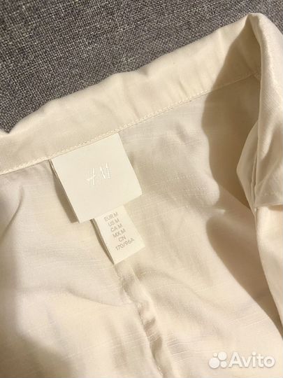 Сатиновое оверсайз-платье H&M