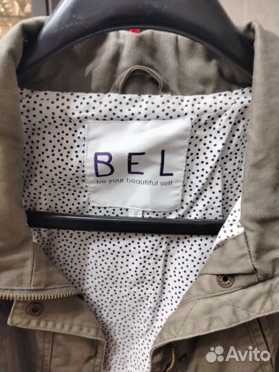 Куртка-парка их хлопка для девочки 152-158