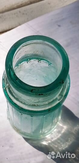 Баночка стеклянная старинная (царизм)