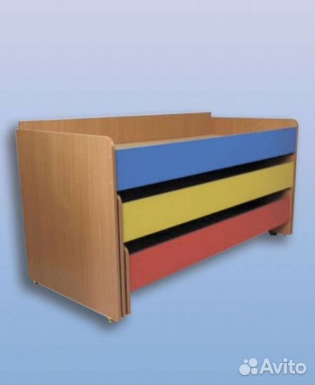 Кровать детская трехъярусная