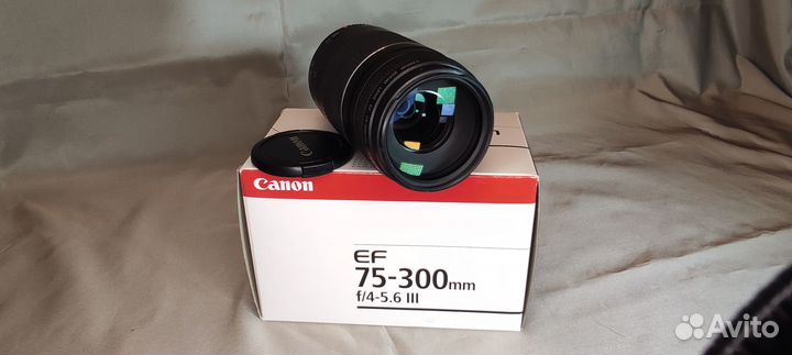 Объектив Canon ef75-300mm f4-5.6 III