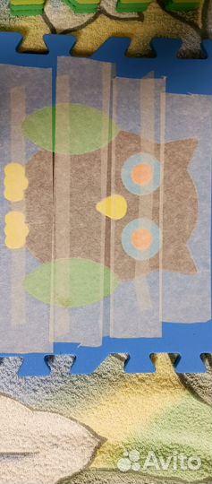Детский коврик для ползания пазл