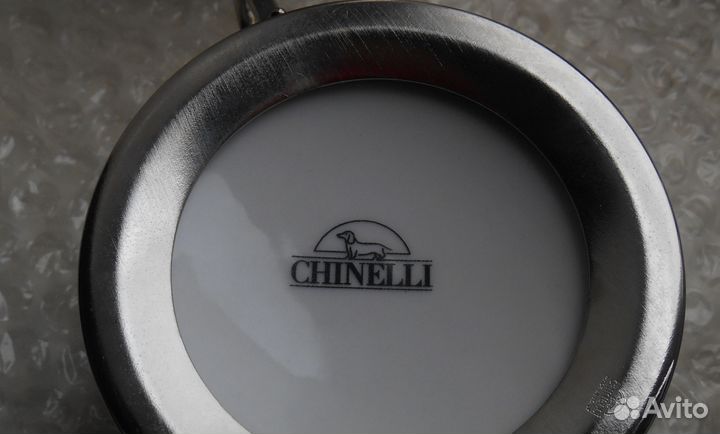 LUX Сервиз Chinelli Фарфор Посеребрение Италия