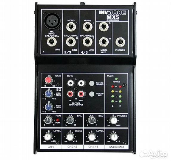 Микшерный пульт invotone mx5