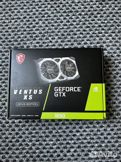 Видеокарта gtx 1650 4gb msi