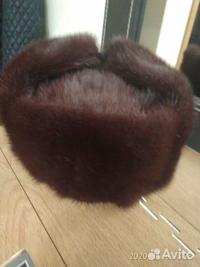 Норковая шапка мужская