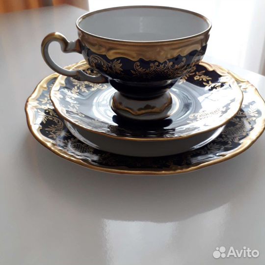 Посуда Weimar Kobalt. ГДР