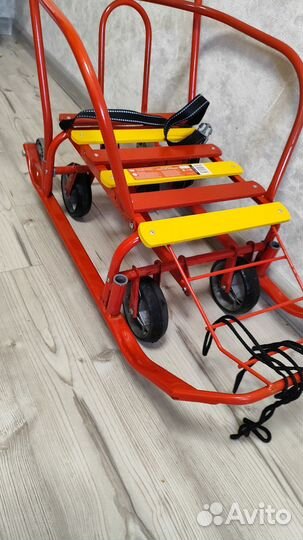 Детские санки Тимка 3К с теплой накидкой