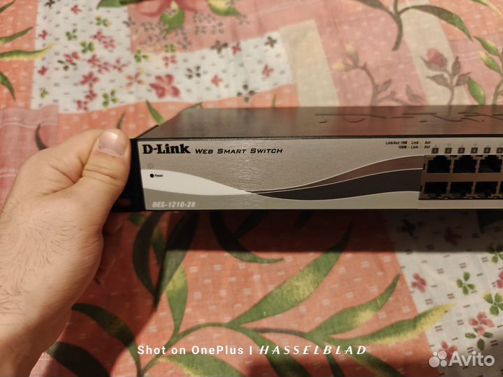 Des 1210-28 web SMART switch D-link