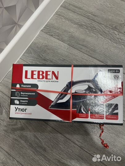 Новый Утюг Leben 249-035, синий