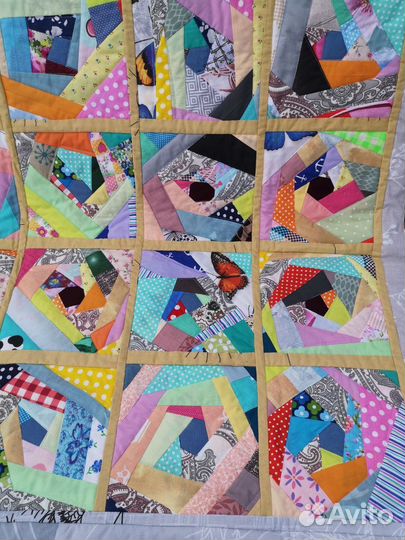 Лоскутное одеяло ручной работы