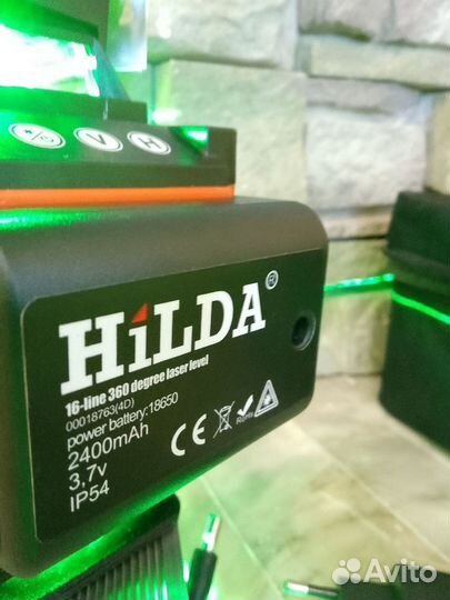 Лазерный уровень 16 линий 4D 360 Hilda