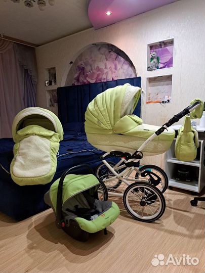 Коляска 2 в 1 + автолюлька