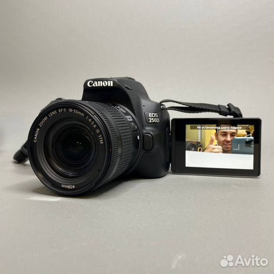 Canon EOS 250D 18-55 IS STM kit Черный