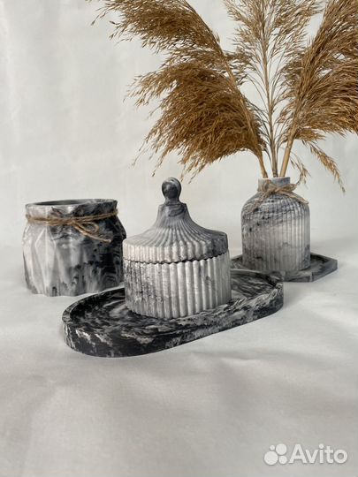 Поднос из гипса